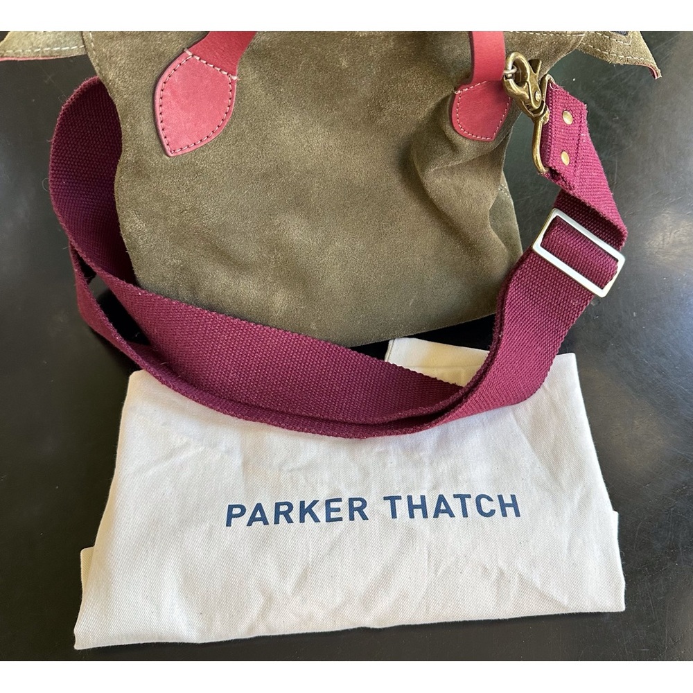 PARKER THATCH small olive suede Charlie